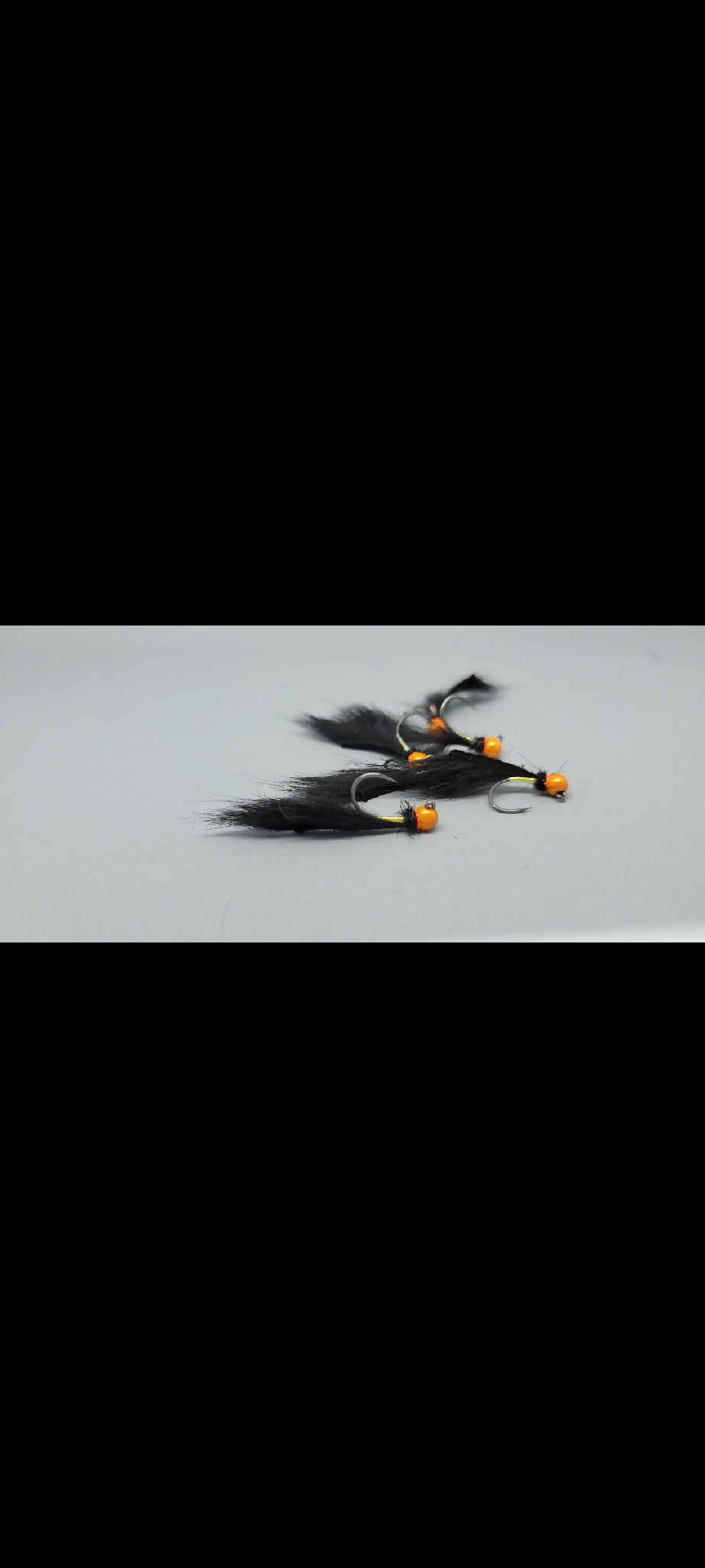 Mayer's Mini Leech Jig - Black/Orange