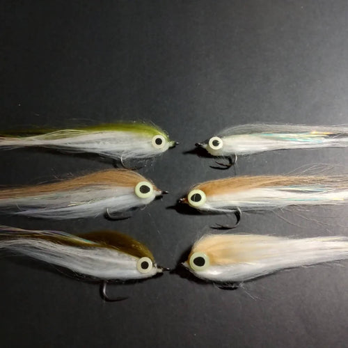 Weedless Thin Minnow Pike Bass Walleye Glow Flies