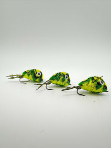 Deer Hair Diving Frogs-Set of 3