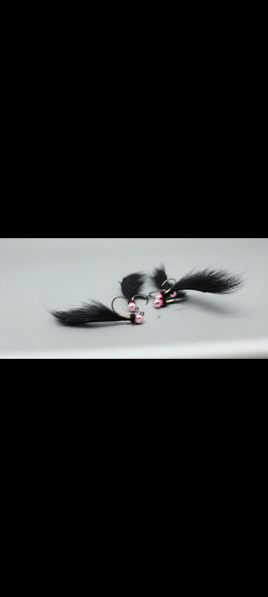 Mayer's Mini Leech Jig - Black/Pink