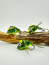 Load image into Gallery viewer, Deer_Hair_Frog_-_Little_Egypt_Fly_Co 3 pack
