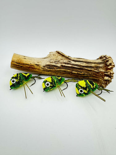 Deer Hair Diving Frogs-Set of 3