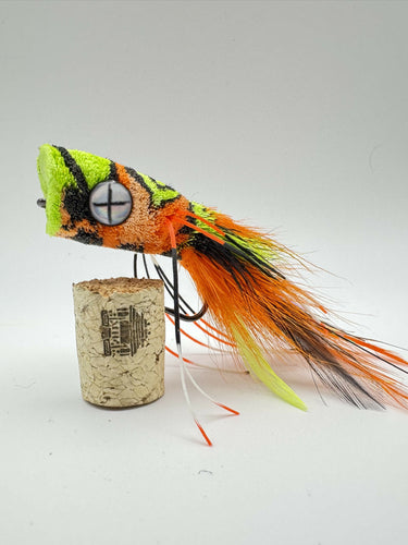 Deer Hair Popper - Fire Tiger 1