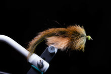 Load image into Gallery viewer, Pine Squirrel Streamer/Driftless Leech - Olive/Tan - Size 4