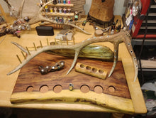 Load image into Gallery viewer, Elk Antler Fly Tying Station