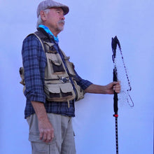 Load image into Gallery viewer, HIGH COUNTRY Telescopic Wading Staff Small Folding Landing Net