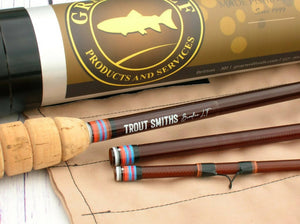 Trout Smiths BROOKIE LT 8ft 3wt 3pc - E Glass Fly Rod