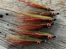 Load image into Gallery viewer, Clouser Minnow - Rusty Crayfish (6 pk)