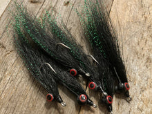 Load image into Gallery viewer, Clouser Minnow - Black (6 pk)