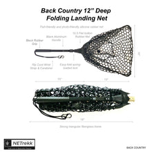 Load image into Gallery viewer, BACK COUNTRY 15&quot; Handle Medium Folding Landing Net