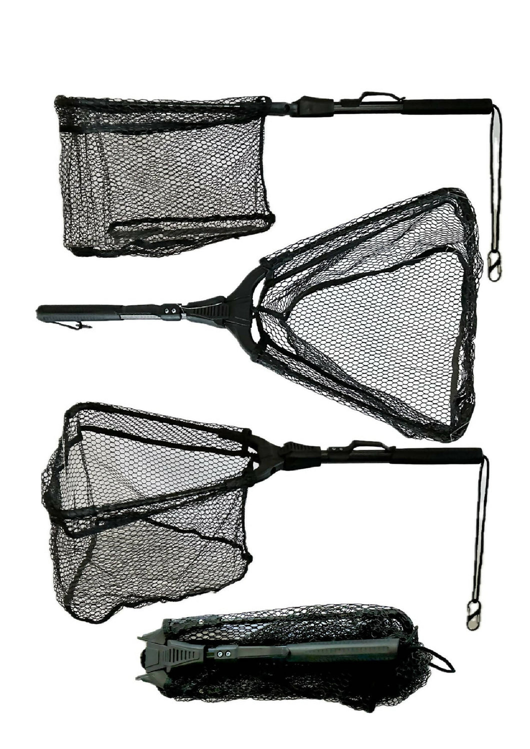 aa fishing net Aluminum Alloy Pole fold Rubber for Fly Fishing Network FN004 Description The Promar Angler Release Series Landing Nets offer all the reliable features of our original Angler Series EGO Wade Medium Nylon Fishing