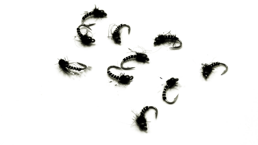 The Krystal Flash Midge Pupa is a fly pattern that produces in any tailwater or freestone river al year. Fish right before a midge hatch and you will be reeling trout in.