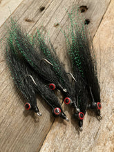 Load image into Gallery viewer, Clouser Minnow - Black (6 pk)