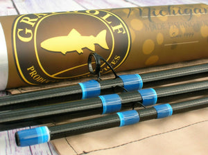 CUSTOM LIVINGSTON WESTERN GLASS 865-3 FLY ROD