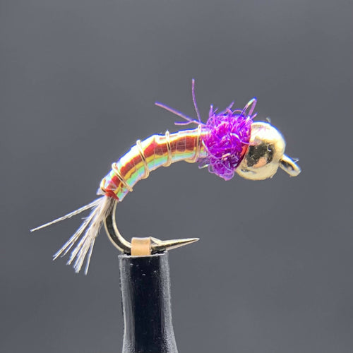 custom made fly fishing lures B Fish N Tackle B3 Blade Bait - 1/4 oz just enough to cause the bait to vibrate on the upward stroke Daggett's Custom Flies - Handmade