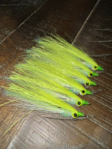 Clouser Minnow. Glow in the Dark